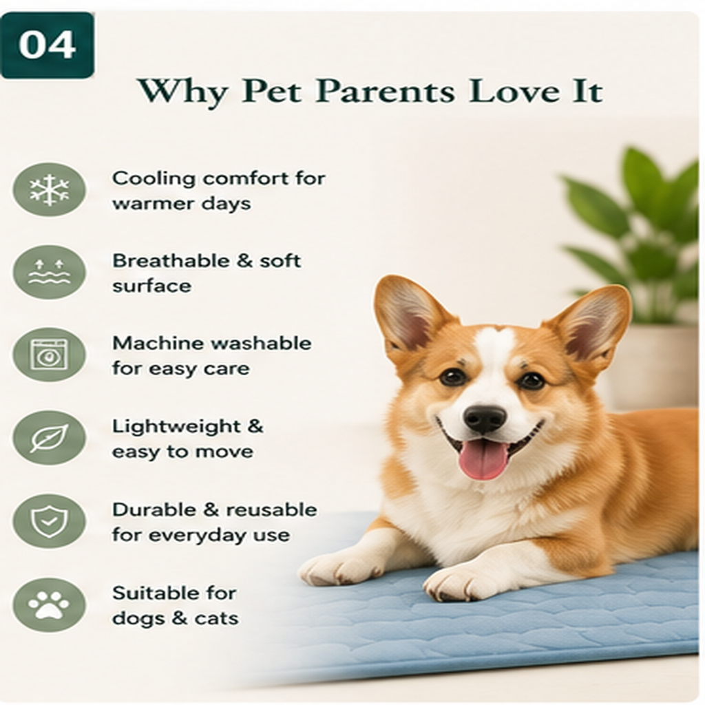 Calmori Cooling Comfort Mat for Dogs & Cats